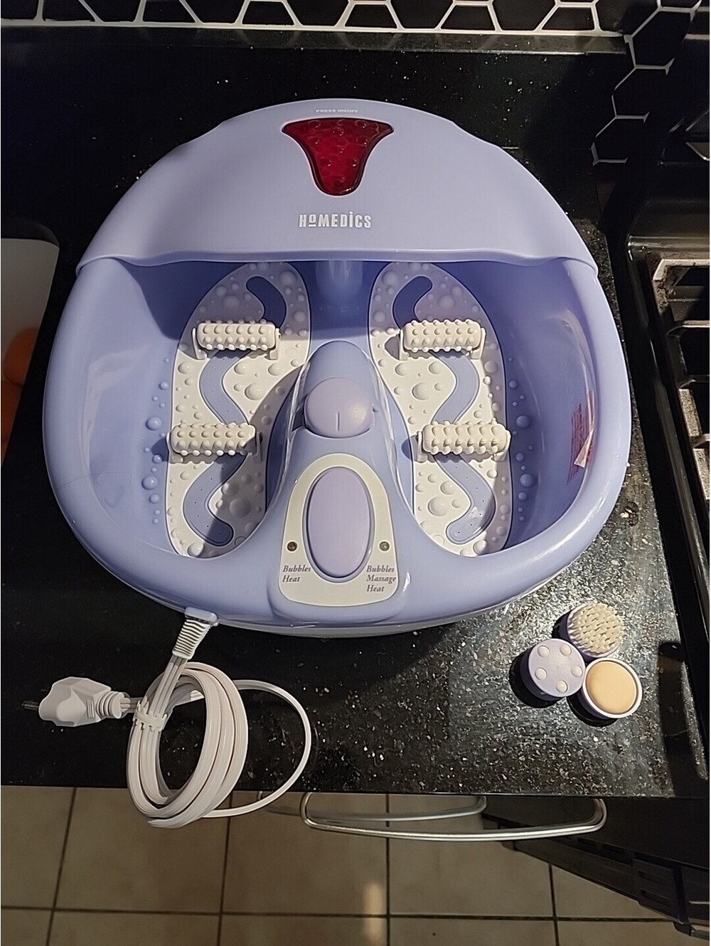 Homedics foot spa Model PB100 Ac 120v 60Hz 70W 4002